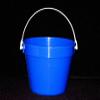 Talisman, Plastic Buckets & Lids, Gallon, 5 Pack, Red Blue Yellow Green & Orange view 4