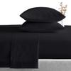 100% Egyptian Cotton 1000 Thread Count Luxury & Ultrasoft 6-Piece Bed Sheet Set (1 Fitted, 1 Flat, 4 Pillowcase) Fits Upto 21-24 Deep Pocket (King Size, Black Color) Solid Pattern view 1