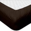 100% Egyptian Cotton 1000 Thread Count Luxury & Ultrasoft 6-Piece Bed Sheet Set (1 Fitted, 1 Flat, 4 Pillowcase) Fits Upto 21-24 Deep Pocket (Queen Size, Chocolate Color) Stripe Pattern view 2