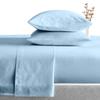 100% Egyptian Cotton 1000 Thread Count Luxury & Ultrasoft 6-Piece Bed Sheet Set (1 Fitted, 1 Flat, 4 Pillowcase) Fits Upto 21-24 Deep Pocket (Queen Size, Light Blue Color) Solid Pattern view 1