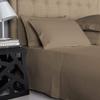 100% Egyptian Cotton 1000 Thread Count Luxury & Ultrasoft 6-Piece Bed Sheet Set (1 Fitted, 1 Flat, 4 Pillowcase) Fits Upto 21-24 Deep Pocket (King Size, Taupe Color) Solid Pattern view 2