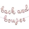 16 inch Bach and Boujee Bach And Boozy Balloons Banner Sign Bachelorette Party Decor Bach Party Decorations Decor Bach Balloons (L BOUJEE ROSE GOLD) view 1