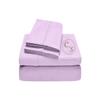 1000 Thread Count 100% Cotton Sheets  Lilac Extra Long-Staple Cotton King Sheets, Fits Mattress 16'' Deep Pocket, Sateen Weave, Soft Cotton 4 Piece Bed Sheets Set view 2