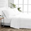 1000 Thread Count 100% Cotton Sheets  White Extra Long-Staple Cotton King Sheets, Fits Mattress 16'' Deep Pocket, Sateen Weave, Soft Cotton 4 Piece Bed Sheets Set view 1