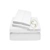 1000 Thread Count 100% Cotton Sheets  White Extra Long-Staple Cotton King Sheets, Fits Mattress 16'' Deep Pocket, Sateen Weave, Soft Cotton 4 Piece Bed Sheets Set view 2