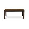 East West Furniture LMEL5-77-18 5 Piece Dining Table Set for 4 Includes a Rectangle Rustic Wood Dinner Table and 4 Brown Linen Linen Fabric Upholstered Chairs, 40x72 Inch, Jacobean view 3