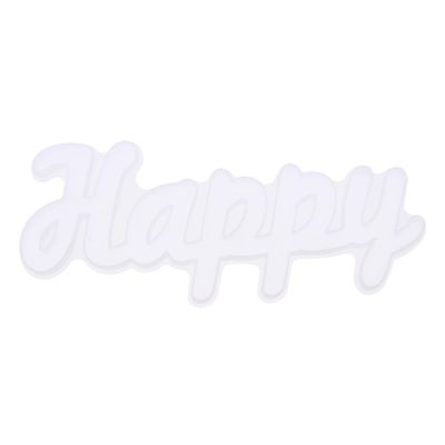 KESYOO 1pc Silicone for Crafting Word Shape Epoxy for Home Decor and Flexible and Easy to Water- Silicone Art Tool
