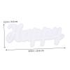 KESYOO 1pc Silicone for Crafting Word Shape Epoxy for Home Decor and Flexible and Easy to Water- Silicone Art Tool view 2