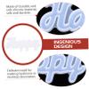 KESYOO 1pc Silicone for Crafting Word Shape Epoxy for Home Decor and Flexible and Easy to Water- Silicone Art Tool view 3