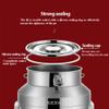 MNSSRN Sealed Barrel with Faucet, 304 Stainless Steel Oil Barrel, Wine Barrel with Lid, Corrosion-Resistant and Rust-Resistant Storage Tank,201 Material,18L view 3