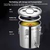 MNSSRN Stainless Steel Sealed Storage Barrel, Thickened Moisture-Proof and Insect-Proof Oil Barrel, Wine Barrel, Milk Barrel, Multi-Function Storage Barrel,with Faucet,8L view 4