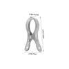10pcs Stainless Steel Clothes Clips Heavy-Duty Quilt Clips with for Laundry Wet Swimsuits and Blankets Non-Skid for Outdoor Use view 2