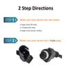 Hommoat 2 Button 5 Pin Hand Remote Control for Power Lift Chair & Power Recliner, Replacement Remote Handset with 2 Lighted Buttons CD001 (Black) view 2