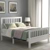 Bellemave Bed Frame, Solid Wood Platform Bed with Headboard and Foot Board, No Box Spring Needed, Easy Assembly (White) (Full) view 1