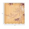 Ambesonne Asian Print Shower Curtain, Eastern Nature Theme Outline Look Blooming Branch and Flowers Illustration, Cloth Fabric Bathroom Decor Set with Hooks, 69" W x 84" L, Peach Purple view 3