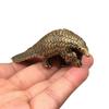 1pcs Mini Antique Bronze Pangolin Statue Ornament, Copper Pangolin Animal Figurines, Miniatures Model Ornaments Desk Decors Accessories Men Gift view 1