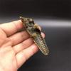 1pcs Mini Antique Bronze Pangolin Statue Ornament, Copper Pangolin Animal Figurines, Miniatures Model Ornaments Desk Decors Accessories Men Gift view 4