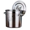 304 Stainless Steel Stock Pot, Commercial/Household Soup Pot/cooking Pot With Lid, (6-83L) For Gas Stove/induction Cooker (Size : 10L) view 1