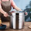 304 Stainless Steel Stock Pot, Commercial/Household Soup Pot/cooking Pot With Lid, (6-83L) For Gas Stove/induction Cooker (Size : 10L) view 4