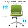 Comfortable Swivel Chair Computer Desk Chair Home Office Ergonomic Swivel Chair Curved Backrest with Mesh Infill, Adjustable Lumbar Support and Armrests, for Home Office Conference Study Room Adjust view 2