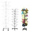 35 Hats 7 Tier Hat Racks Adjustable Rotating Hat Display Stand 35 Hats Caps Holders Hat Storage Organizer Support Garage Retail Store Storage for Headwear Sport Baseball Cowboy Cap (White) view 1