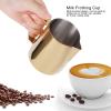 Milk Frothing Pitcher, Stainless Steel Espresso Coffee Milk Frother Cup for Milk Coffee Cappuccino Latte Art (600ml/20oz) view 3