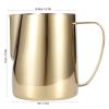 Milk Frothing Pitcher, Stainless Steel Espresso Coffee Milk Frother Cup for Milk Coffee Cappuccino Latte Art (600ml/20oz) view 4