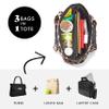 Fit & Fresh Metro 2-in-1 Quilted Tote, Multipurpose Travel and Work Bag with Insulated Cooler Compartment for Women, Laptop-Friendly, Thermal Insulated, Perfect for Office, Nurse, Teacher view 2