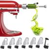 Bestand Spiralizer Attachment Compatible with KitchenAid Stand Mixer, Comes with Peel, Core and Slice, Vegetable Slicer(Not KitchAid Brand Spiralizer) (7 Blades) view 1