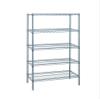 Quantum Storage Systems WR74-2472GY-5 Wire Shelving 5 Shelf Starter Units, 24" x 72" x 74", Gray Epoxy view 1