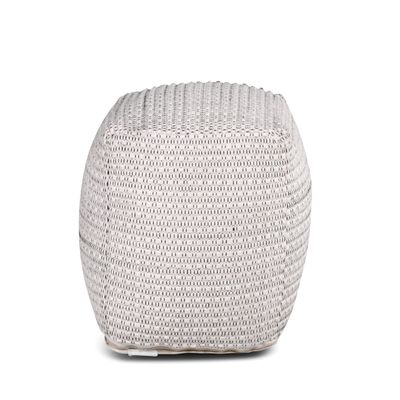 Steve Silver Co Hakim Square Handwoven Pouf