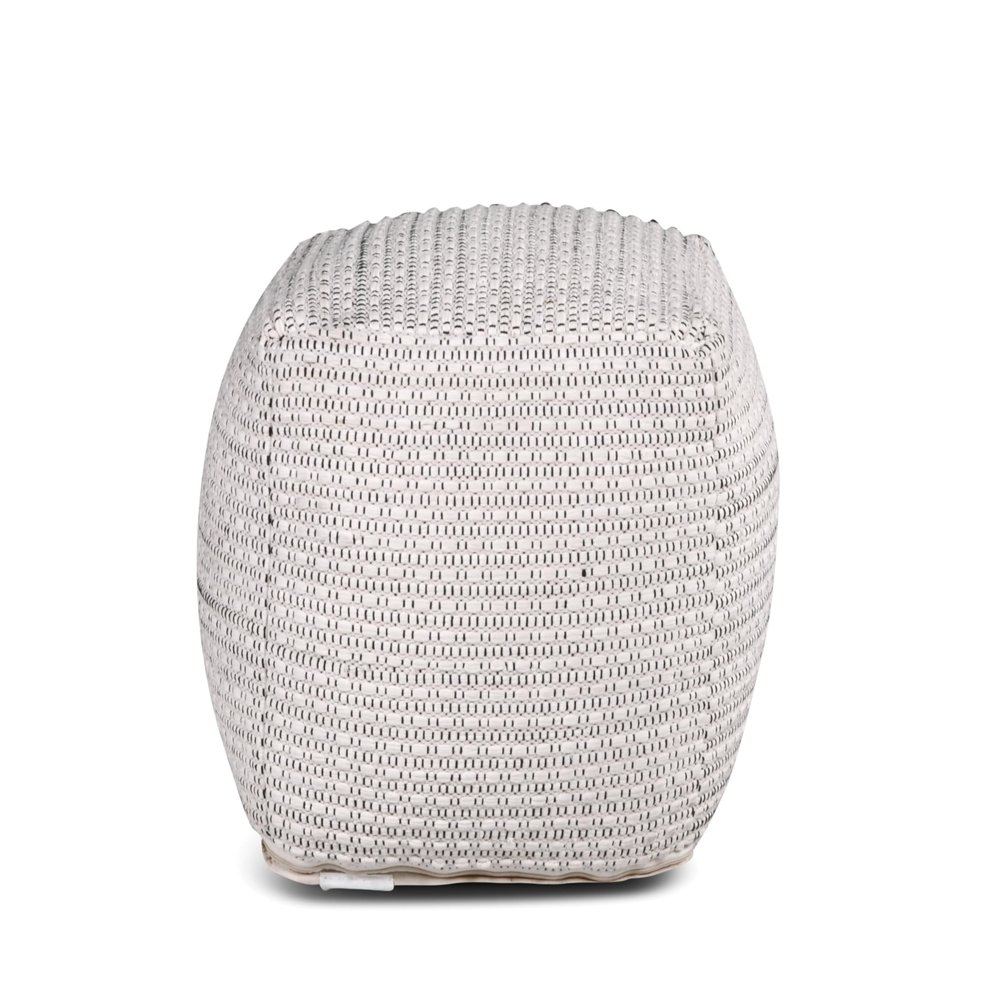 Steve Silver Co Hakim Square Handwoven Pouf