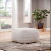 Steve Silver Co Hakim Square Handwoven Pouf view 2