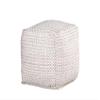 Steve Silver Co Hakim Square Handwoven Pouf view 4