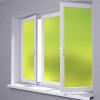 48"x480" (4FTx40FT) Neon Yellow Color Frosted Glass Peel and Stick Window Film Home Bedroom Bathroom Privacy Waterproof Sticker Decal Free Tool Kit view 1