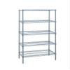 Quantum Storage Systems WR86-1236GY-5 Wire Shelving 5 Shelf Starter Units, 12" x 36" x 86", Gray Epoxy view 1