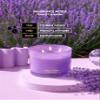 96NORTH Luxury Lavender Soy Candle | Large 3 Wick Jar Candle | Up to 50 Hours Burning Time | 100% Natural Soy Wax | Relaxing Aromatherapy Aesthetic Candle | Housewarming Gift for Women and Men view 4