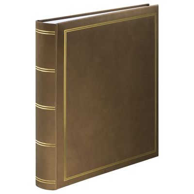 Hama Photo Album, PU Faux Leather, Brown, 34 x 35 cm