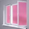 48"x480" (4FTx40FT) Pink Color Frosted Glass Peel and Stick Window Film Home Bedroom Bathroom Privacy Waterproof Sticker Decal Free Tool Kit view 1