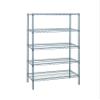 Quantum Storage Systems WR86-3072GY-5 Wire Shelving 5 Shelf Starter Units, 30" x 72" x 86", Gray Epoxy view 1