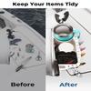 KEMIMOTO Boat Cup Holder Caddy Organizer, Marine Cup Holder Universal Fit for Bass Kayak Pontoon Jon Boat Storage Fishing Accessories view 4