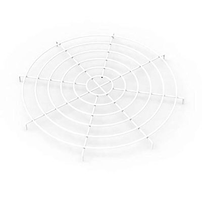 FixtureDisplays 15.4 Wire Grid Grill Lid Cover Steamer Fence Guard Round Circle Planter Riser 15574 Cover-NPF