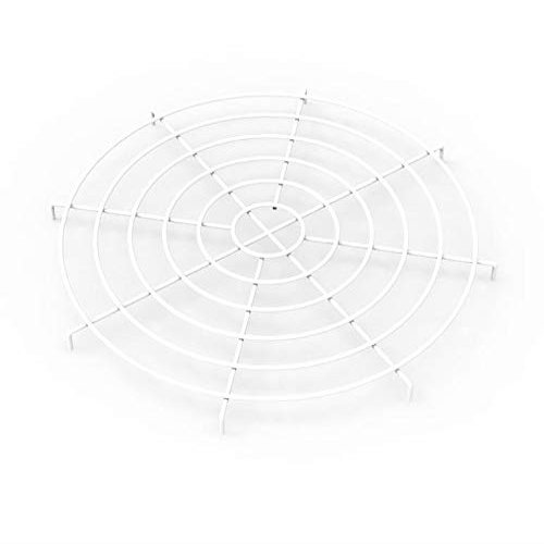 FixtureDisplays 15.4 Wire Grid Grill Lid Cover Steamer Fence Guard Round Circle Planter Riser 15574 Cover-NPF