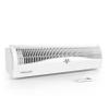 Vornado TRANSOM Window Fan with 4 Speeds, Remote Control, Reversible Exhaust Mode, Weather Resistant Case, Whole Room, Ice White view 1