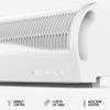 Vornado TRANSOM Window Fan with 4 Speeds, Remote Control, Reversible Exhaust Mode, Weather Resistant Case, Whole Room, Ice White view 2