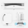 Vornado TRANSOM Window Fan with 4 Speeds, Remote Control, Reversible Exhaust Mode, Weather Resistant Case, Whole Room, Ice White view 3