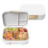 Bentgo Modern - Adult & Teen Bento Lunch Box; 3-4 Compartments, Leak-Resistant, 5.5 Cup Capacity/44 fl oz, Improved Locking Clips, Reusable, BPA-Free, Dishwasher/Microwave Safe Tray (White) view 1