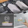 Bentgo Modern - Adult & Teen Bento Lunch Box; 3-4 Compartments, Leak-Resistant, 5.5 Cup Capacity/44 fl oz, Improved Locking Clips, Reusable, BPA-Free, Dishwasher/Microwave Safe Tray (White) view 4