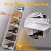BALAXIN Clear Plastic Shoe Box, Stackable , Magnetic Side Opening, Sneaker Display 1 (PCS) view 3