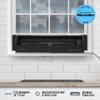 Vornado TRANSOM Window Fan with 4 Speeds, Remote Control, Reversible Exhaust Mode, Weather Resistant Case, Black, Whole Room view 4